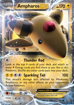 Ampharos EX - Pokemon Ancient Origins #27