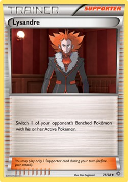 Lysandre [Reverse Holo] Pokemon Ancient Origins #78