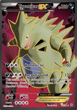 Tyranitar EX - Pokemon Ancient Origins #91