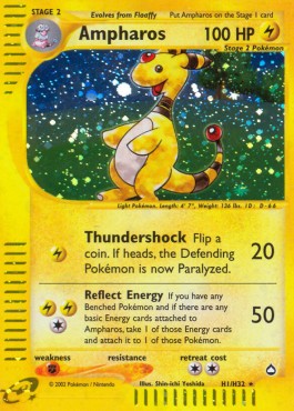 Ampharos Pokemon Aquapolis #1
