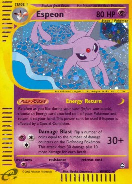 Espeon Aquapolis #9/147