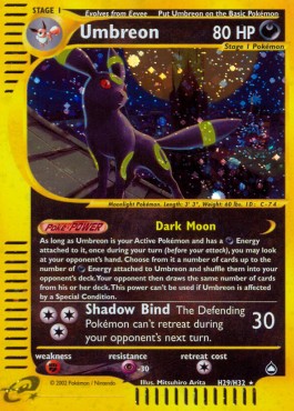 Umbreon Aquapolis #29/147