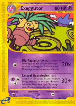 Exeggutor Aquapolis #13/147