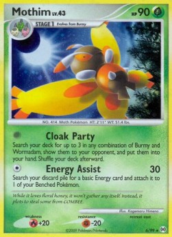 Mothim Lv.43 Arceus #6/99