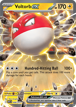 Voltorb ex - Pokemon Ascended Heroes #58/217
