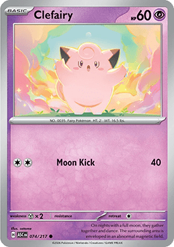 Clefairy - Pokemon Ascended Heroes #74/217