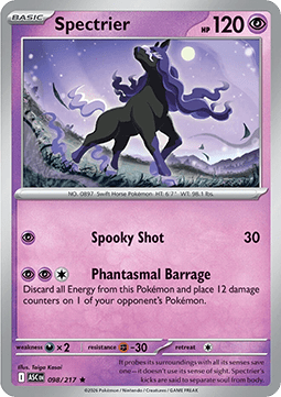 Spectrier - Pokemon Ascended Heroes #98/217