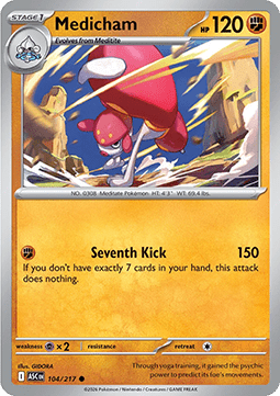 Medicham - Pokemon Ascended Heroes #104