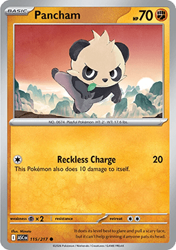 Pancham - Pokemon Ascended Heroes #115