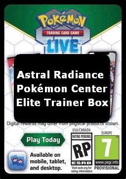 Live Code Card (Pokémon Center Elite Trainer Box) Astral Radiance #