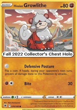 Hisuian Growlithe Astral Radiance #070/189
