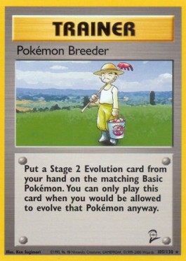 Pokémon Breeder Base Set 2 #105/130
