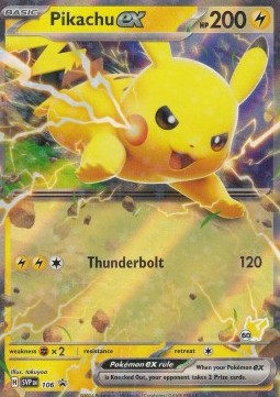 Pikachu ex Battle Academy 2024 #60