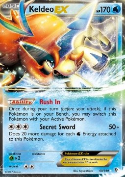 Keldeo EX Boundaries Crossed #49/149