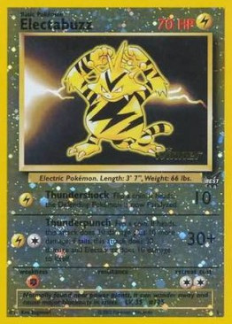 Electabuzz Best of Game Cards Promos #1
