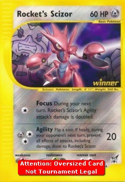 Rocket's Scizor Best of Game Cards Promos #