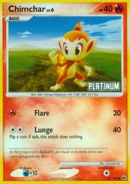 Chimchar Lv.6 Burger King Platinum Promos 2009 #56