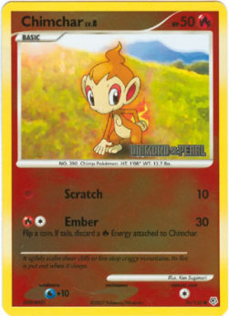 Chimchar Lv.8 Burger King DP Promos 2008 #76
