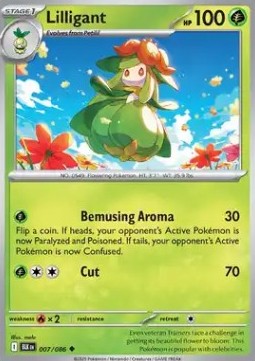 Lilligant - Black Bolt #007/86