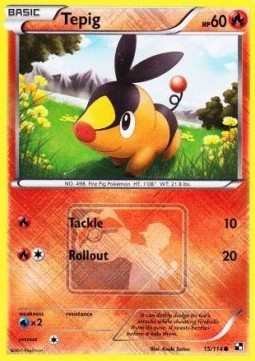 Tepig Black &amp; White #15