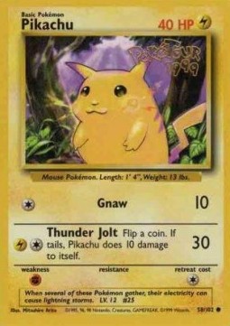 Pikachu Base Set #58/102