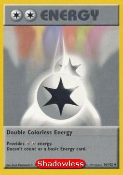 Double Colorless Energy Base Set #96/102