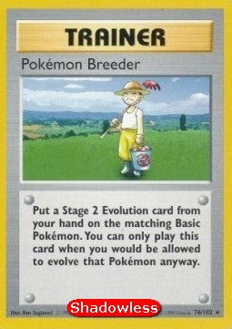 Pokémon Breeder Base Set #76/102