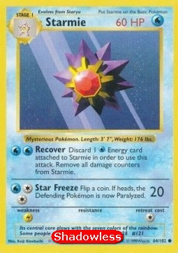 Starmie Base Set #64/102