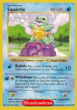 Squirtle Base Set #63/102