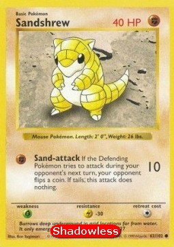 Sandshrew Base Set #62/102
