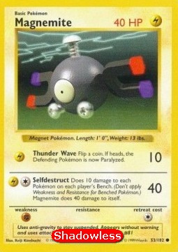 Magnemite Base Set #53/102