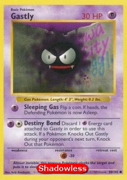 Gastly Base Set #50/102