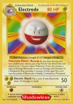 Electrode Base Set #21/102