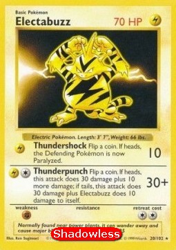 Electabuzz Base Set #20/102