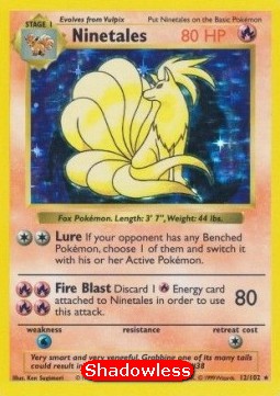 Ninetales Base Set #12/102