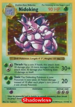 Nidoking Base Set #11/102