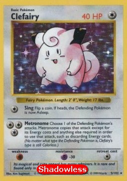 Clefairy Base Set #5/102