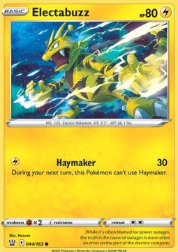 Electabuzz - Pokemon Battle Styles #44/163