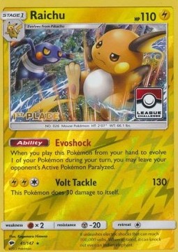 Raichu Burning Shadows #41/147