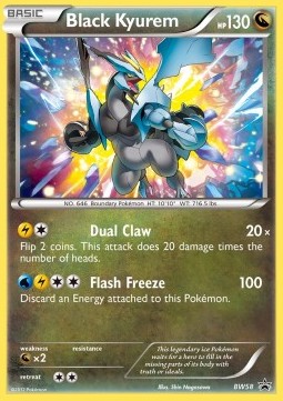 Black Kyurem BW Black Star Promos #58/101