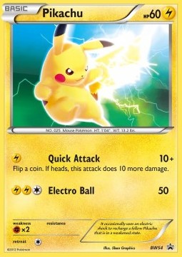 Pikachu - BW Black Star Promos #54/101