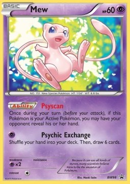 Mew - BW Black Star Promos #98/101