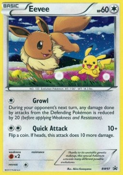 Eevee BW Black Star Promos #97/101