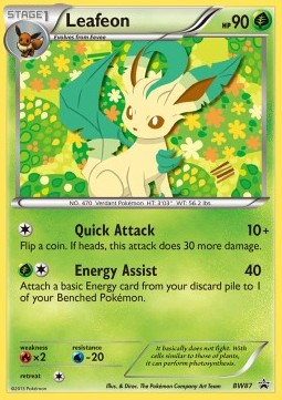 Leafeon - BW Black Star Promos #87/101