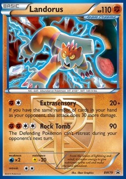 Landorus BW Black Star Promos #79/101