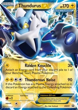Thundurus EX BW Black Star Promos #81/101