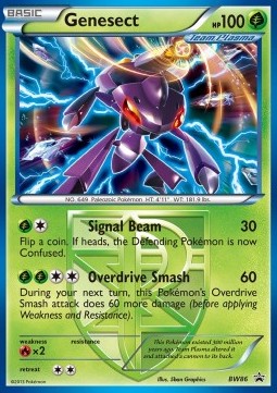 Genesect BW Black Star Promos #86/101