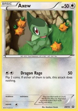 Axew BW Black Star Promos #16/101