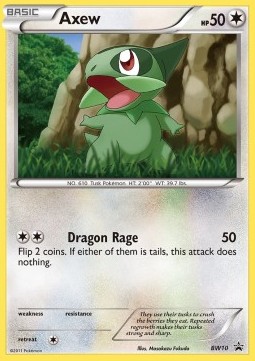 Axew BW Black Star Promos #10/101