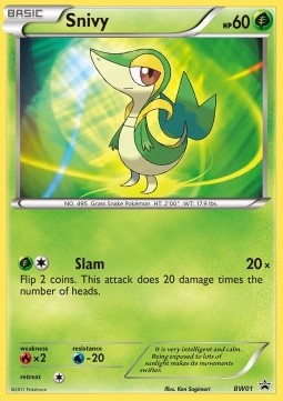 Snivy BW Black Star Promos #01/101